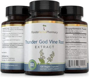 FLORIDA HERBAL PHARMACY - Florida Herbal Pharmacy Thunder God Vine Root Extract 500Mg. 120 Capsulas - The Red Vitamin MX - Suplementos Alimenticios - {{ shop.shopifyCountryName }}