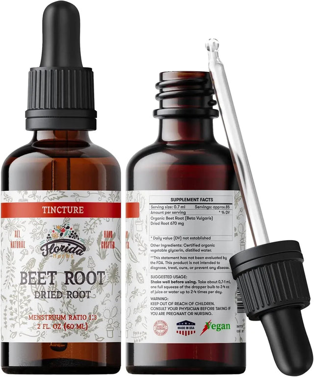 FLORIDA HERBS - Florida Herbs Beet Root Extract 60Ml. - The Red Vitamin MX - Suplementos Alimenticios - {{ shop.shopifyCountryName }}