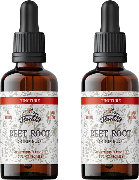 FLORIDA HERBS - Florida Herbs Beet Root Tincture 60Ml. 2 Pack - The Red Vitamin MX - Suplementos Alimenticios - {{ shop.shopifyCountryName }}