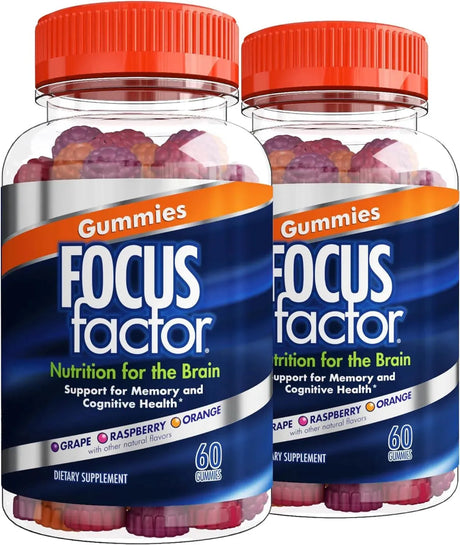 FOCUS FACTOR - Focus Factor Nootropic Gummies 60 Gomitas 2 Pack - The Red Vitamin MX - Suplementos Alimenticios - {{ shop.shopifyCountryName }}