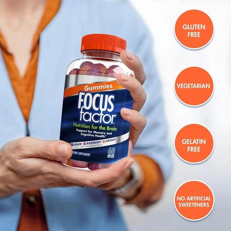 FOCUS FACTOR - Focus Factor Nootropic Gummies 60 Gomitas 2 Pack - The Red Vitamin MX - Suplementos Alimenticios - {{ shop.shopifyCountryName }}
