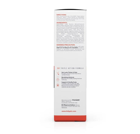 FOLIGAIN - Foligain Triple Action Conditioner For Thinning Hair 236Ml. - The Red Vitamin MX - Acondicionador Para Cabello - {{ shop.shopifyCountryName }}