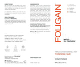 FOLIGAIN - Foligain Triple Action Conditioner For Thinning Hair 236Ml. - The Red Vitamin MX - Acondicionador Para Cabello - {{ shop.shopifyCountryName }}