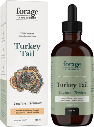 FORAGE HYPERFOODS - Forage Hyperfoods Canadian Wild Turkey Tail Mushroom Superfood Liquid 118Ml. - The Red Vitamin MX - Suplementos Alimenticios - {{ shop.shopifyCountryName }}