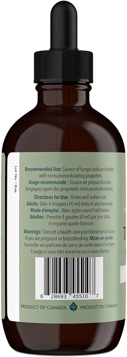 FORAGE HYPERFOODS - Forage Hyperfoods Canadian Wild Turkey Tail Mushroom Superfood Liquid 118Ml. - The Red Vitamin MX - Suplementos Alimenticios - {{ shop.shopifyCountryName }}