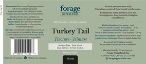 FORAGE HYPERFOODS - Forage Hyperfoods Canadian Wild Turkey Tail Mushroom Superfood Liquid 118Ml. - The Red Vitamin MX - Suplementos Alimenticios - {{ shop.shopifyCountryName }}