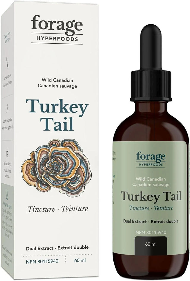 FORAGE HYPERFOODS - Forage Hyperfoods Turkey Tail Mushroom Tincture 60Ml. - The Red Vitamin MX - Suplementos Alimenticios - {{ shop.shopifyCountryName }}