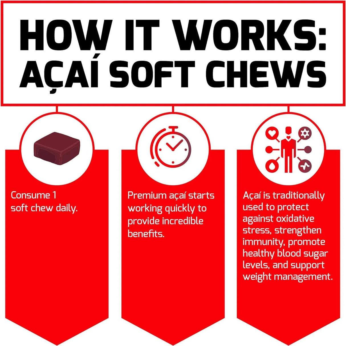 FORCE FACTOR - Force Factor Acai Soft Chews 30 Tabletas Masticables - The Red Vitamin MX - Suplementos Alimenticios - {{ shop.shopifyCountryName }}