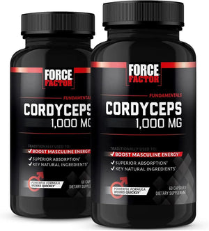 FORCE FACTOR - Force Factor Cordyceps 1000Mg. 60 Capsulas 2 Pack - The Red Vitamin MX - Suplementos Alimenticios - {{ shop.shopifyCountryName }}