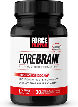 FORCE FACTOR - Force Factor Forebrain Nootropic Brain Supplement 30 Capsulas - The Red Vitamin MX - Suplementos Alimenticios - {{ shop.shopifyCountryName }}