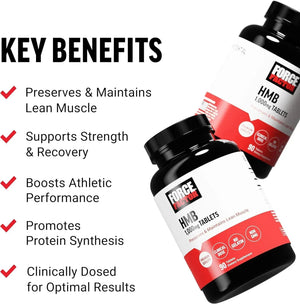 FORCE FACTOR - FORCE FACTOR HMB 90 Tabletas - The Red Vitamin MX - Suplementos Alimenticios - {{ shop.shopifyCountryName }}