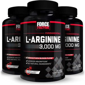 FORCE FACTOR - FORCE FACTOR L-Arginine Nitric Oxide 3000Mg. 150 Capsulas 3 Pack - The Red Vitamin MX - Suplementos Alimenticios - {{ shop.shopifyCountryName }}