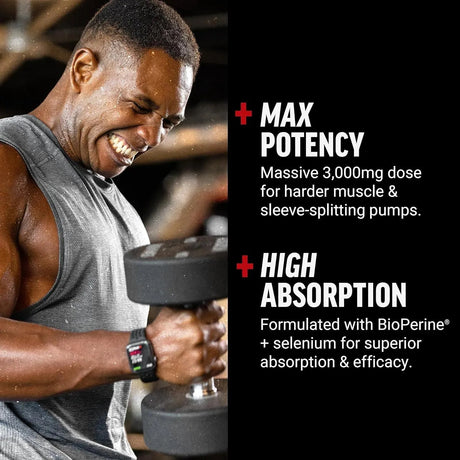 FORCE FACTOR - FORCE FACTOR L-Arginine Nitric Oxide 3000Mg. 150 Capsulas - The Red Vitamin MX - Suplementos Alimenticios - {{ shop.shopifyCountryName }}