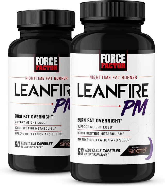 FORCE FACTOR - Force Factor LeanFire PM, Weight Loss Pills 120 Capsulas - The Red Vitamin MX - Suplementos Alimenticios - {{ shop.shopifyCountryName }}