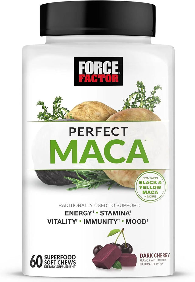 FORCE FACTOR - Force Factor Perfect Maca 60 Gomitas - The Red Vitamin MX - Suplementos Alimenticios - {{ shop.shopifyCountryName }}