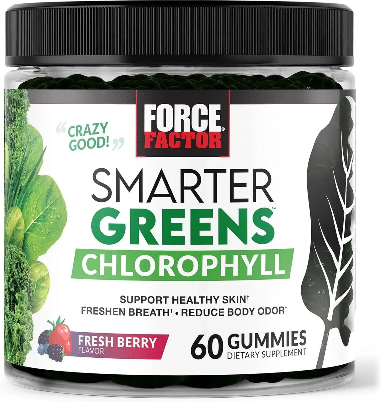 FORCE FACTOR - Force Factor Smarter Greens Chlorophyll Gummies 60 Gomitas - The Red Vitamin MX - Suplementos Alimenticios - {{ shop.shopifyCountryName }}