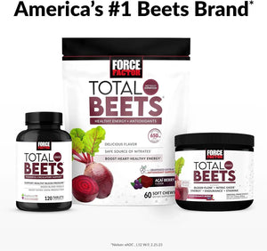 FORCE FACTOR - Force Factor Total Beets Organic Beetroot Powder 450Gr. - The Red Vitamin MX - Suplementos Alimenticios - {{ shop.shopifyCountryName }}