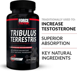 FORCE FACTOR - Force Factor Tribulus Terrestris 120 Capsulas - The Red Vitamin MX - Suplementos Alimenticios - {{ shop.shopifyCountryName }}