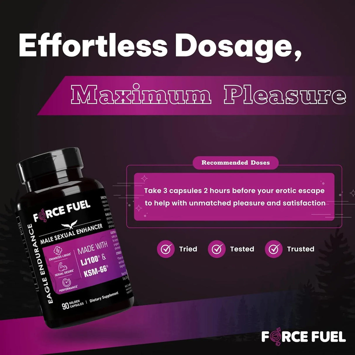 FORCE FUEL - Force Fuel Herbal Supplement Sex Pills for Men 90 Capsulas - The Red Vitamin MX - Suplementos Alimenticios - {{ shop.shopifyCountryName }}