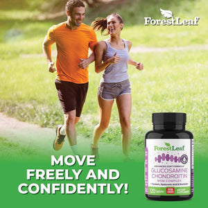 FOREST LEAF - Forest Leaf Glucosamine & Chondroitin with MSM Complex 120 Capsulas - The Red Vitamin MX - Suplementos Alimenticios - {{ shop.shopifyCountryName }}