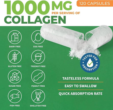FOREST LEAF - ForestLeaf Multi Collagen Pills with Hyaluronic Acid + Vitamin C 120 Capsulas - The Red Vitamin MX - Suplementos Alimenticios - {{ shop.shopifyCountryName }}