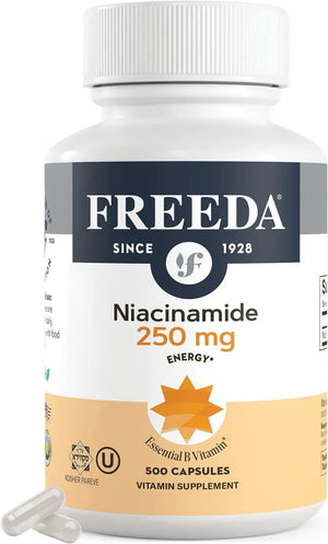 FREEDA - Freeda Niacinamide 250Mg. 500 Capsulas - The Red Vitamin MX - Suplementos Alimenticios - {{ shop.shopifyCountryName }}