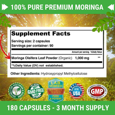 FRESH HEALTHCARE - FRESH HEALTHCARE Moringa Oleifera 180 Capsulas - The Red Vitamin MX - Suplementos Alimenticios - {{ shop.shopifyCountryName }}