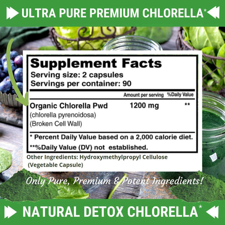 FRESH HEALTHCARE - Fresh Healthcare Premium Chlorella Supplement 1200Mg. 180 Capsulas - The Red Vitamin MX - Suplementos Alimenticios - {{ shop.shopifyCountryName }}