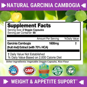 FRESH HEALTHCARE - Fresh Healthcare Pure Garcinia Cambogia Extract 180 Capsulas - The Red Vitamin MX - Suplementos Alimenticios - {{ shop.shopifyCountryName }}