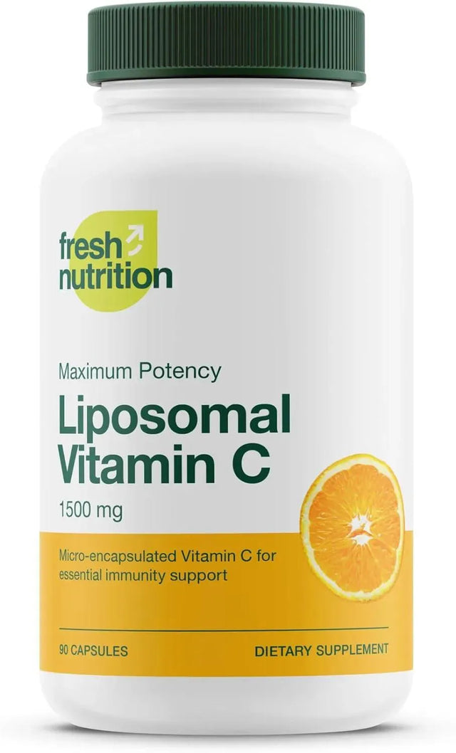FRESH NUTRITION - Fresh Nutrition Liposomal Vitamin C 1500Mg. 90 Capsulas - The Red Vitamin MX - Suplementos Alimenticios - {{ shop.shopifyCountryName }}