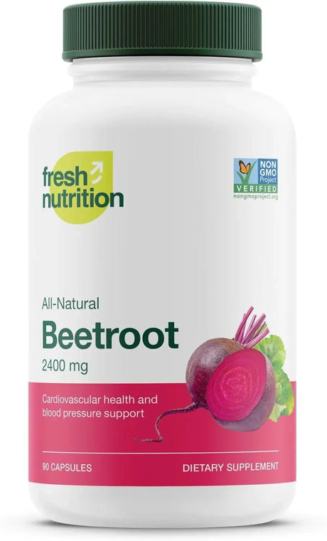 FRESH NUTRITION - Fresh Nutrition Organic Beet Root 2400Mg. 90 Capsulas - The Red Vitamin MX - Suplementos Alimenticios - {{ shop.shopifyCountryName }}