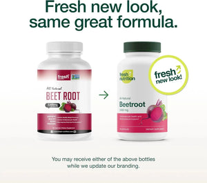 FRESH NUTRITION - Fresh Nutrition Organic Beet Root 2400Mg. 90 Capsulas - The Red Vitamin MX - Suplementos Alimenticios - {{ shop.shopifyCountryName }}