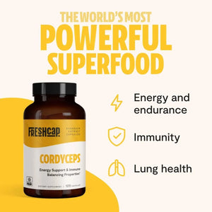 FRESHCAP - FreshCap Cordyceps 1000Mg. 120 Capsulas - The Red Vitamin MX - Suplementos Alimenticios - {{ shop.shopifyCountryName }}