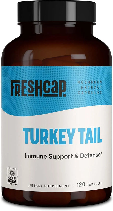 FRESHCAP - FreshCap Turkey Tail Mushroom 120 Capsulas - The Red Vitamin MX - Suplementos Alimenticios - {{ shop.shopifyCountryName }}