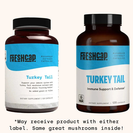 FRESHCAP - FreshCap Turkey Tail Mushroom 120 Capsulas - The Red Vitamin MX - Suplementos Alimenticios - {{ shop.shopifyCountryName }}