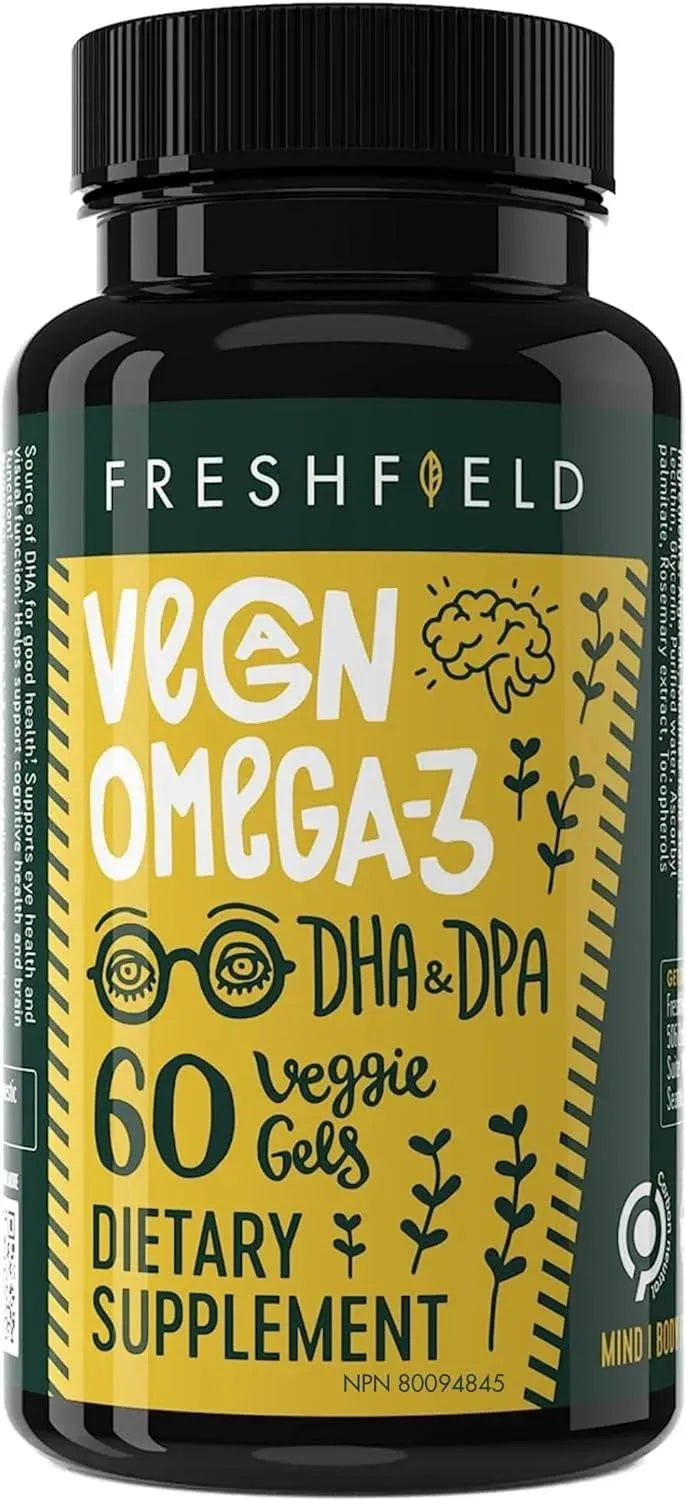 FRESHFIELD - Freshfield Vegan Omega 3 DHA 60 Capsulas Blandas - The Red Vitamin MX - Suplementos Alimenticios - {{ shop.shopifyCountryName }}