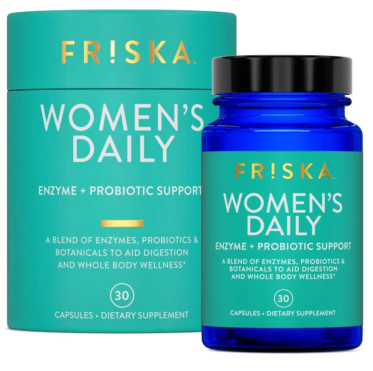 FRISKA - FRISKA Women’s Daily Digestive Enzyme 30 Capsulas - The Red Vitamin MX - Suplementos Alimenticios - {{ shop.shopifyCountryName }}