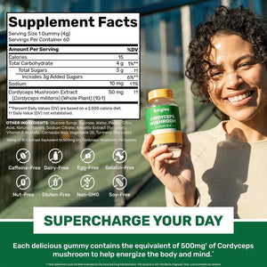 FUNGIES - Fungies Cordyceps Mushroom Energizing Gummies 60 Gomitas - The Red Vitamin MX - Suplementos Alimenticios - {{ shop.shopifyCountryName }}