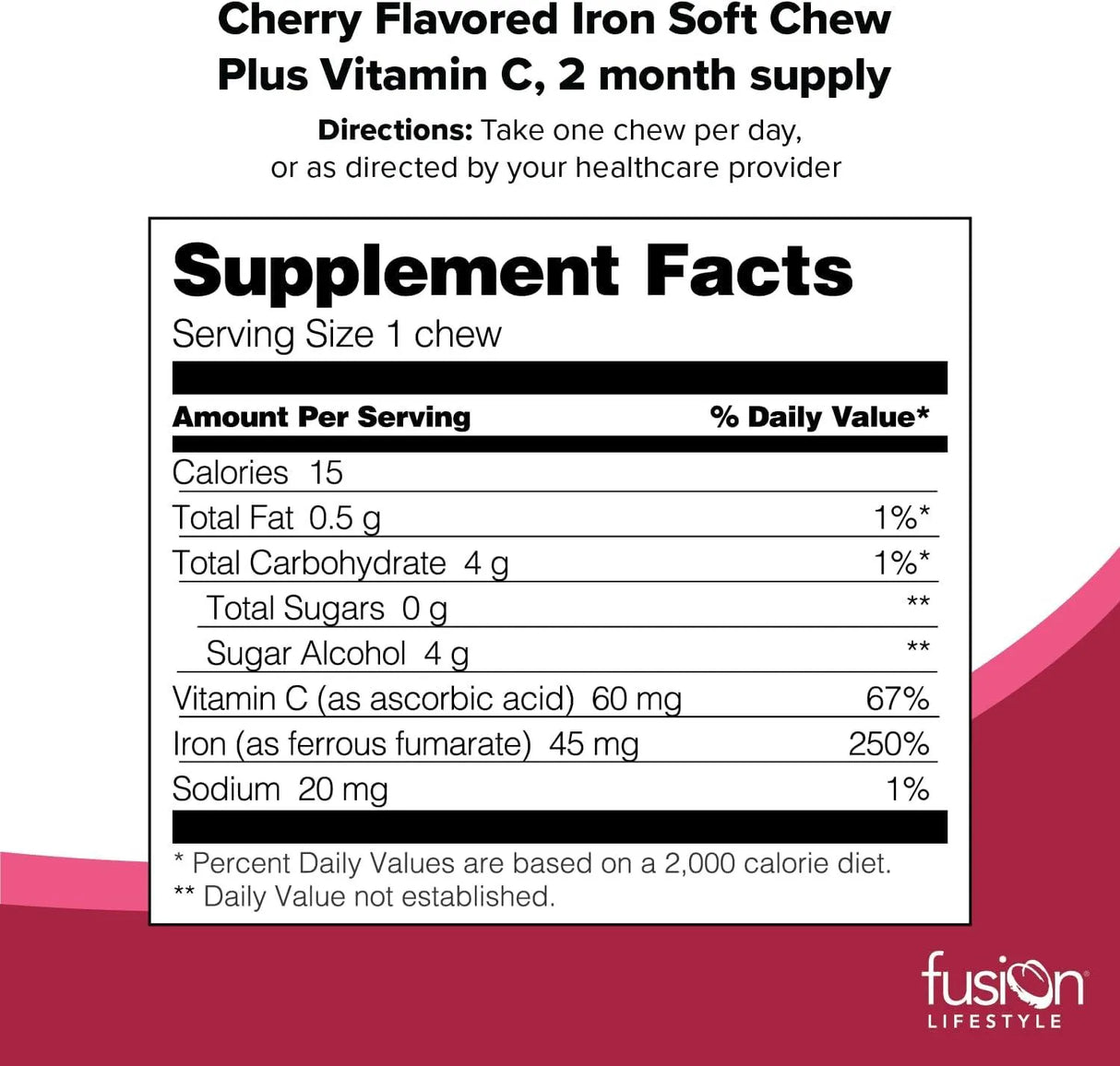 FUSION LIFESTYLE - Fusion Lifestyle Iron Supplement for Women and Men 60 Gomitas - The Red Vitamin MX - Suplementos Alimenticios - {{ shop.shopifyCountryName }}