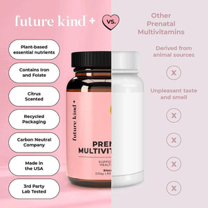 FUTURE KIND - Future Kind Vegan Prenatal Vitamin 60 Capsulas - The Red Vitamin MX - Suplementos Alimenticios - {{ shop.shopifyCountryName }}