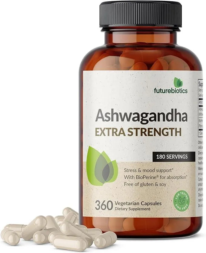 FUTUREBIOTICS - Futurebiotics Ashwagandha Extra Strength 3000Mg. - The Red Vitamin MX - Suplementos Alimenticios - {{ shop.shopifyCountryName }}