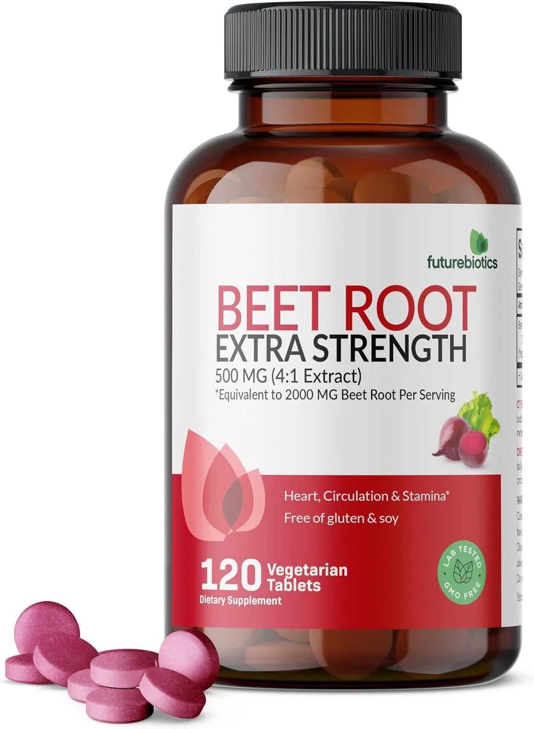 FUTUREBIOTICS - Futurebiotics Beet Root Extra Strength 2000Mg. 120 Tabletas - The Red Vitamin MX - Suplementos Alimenticios - {{ shop.shopifyCountryName }}