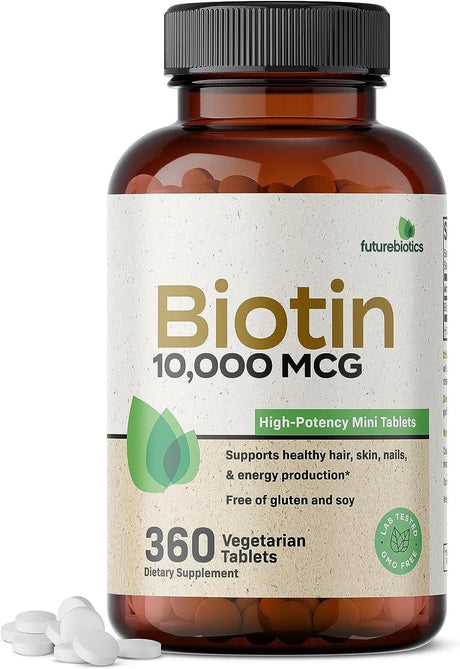 FUTUREBIOTICS - Futurebiotics Biotin 5000 MCG 360 Tabletas - The Red Vitamin MX - Suplementos Alimenticios - {{ shop.shopifyCountryName }}