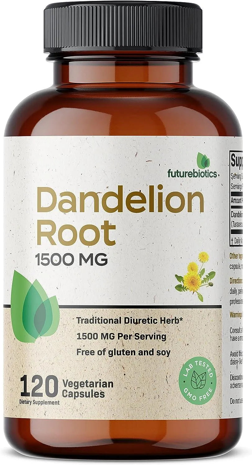 FUTUREBIOTICS - Futurebiotics Dandelion Root 1500Mg. 120 Capsulas - The Red Vitamin MX - Suplementos Alimenticios - {{ shop.shopifyCountryName }}