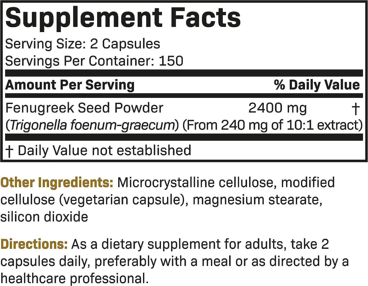 FUTUREBIOTICS - Futurebiotics Fenugreek Extra Strength 2400Mg. 300 Capsulas - The Red Vitamin MX - Suplementos Alimenticios - {{ shop.shopifyCountryName }}