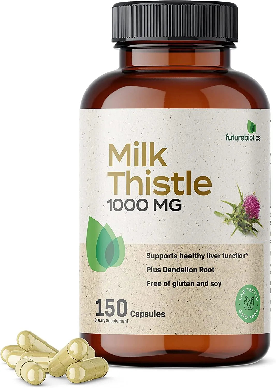 FUTUREBIOTICS - Futurebiotics Milk Thistle 1000Mg. 150 Capsulas - The Red Vitamin MX - Suplementos Alimenticios - {{ shop.shopifyCountryName }}