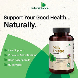 FUTUREBIOTICS - Futurebiotics Milk Thistle 1000Mg. 150 Capsulas - The Red Vitamin MX - Suplementos Alimenticios - {{ shop.shopifyCountryName }}