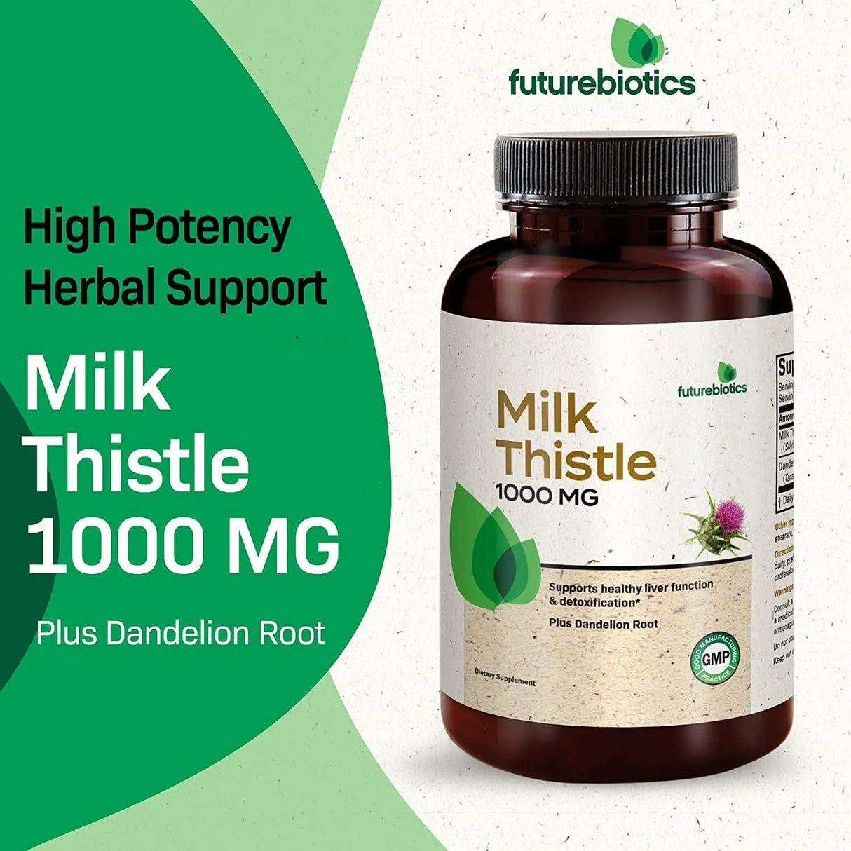 FUTUREBIOTICS - Futurebiotics Milk Thistle 1000Mg. 150 Capsulas - The Red Vitamin MX - Suplementos Alimenticios - {{ shop.shopifyCountryName }}