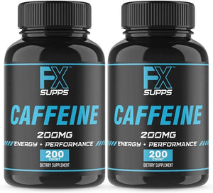 FX SUPPS - Fx Supps Caffeine 200Mg. 200 Capsulas 2 Pack - The Red Vitamin MX - Suplementos Alimenticios - {{ shop.shopifyCountryName }}