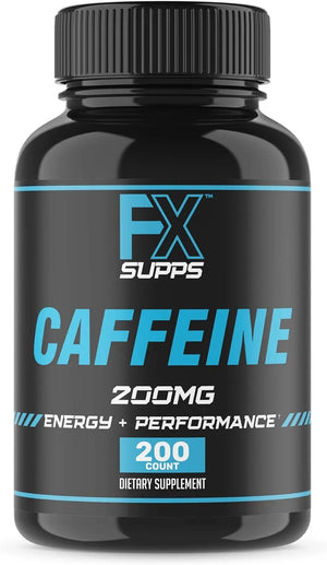 FX SUPPS - Fx Supps Caffeine 200Mg. 200 Capsulas - The Red Vitamin MX - Suplementos Alimenticios - {{ shop.shopifyCountryName }}